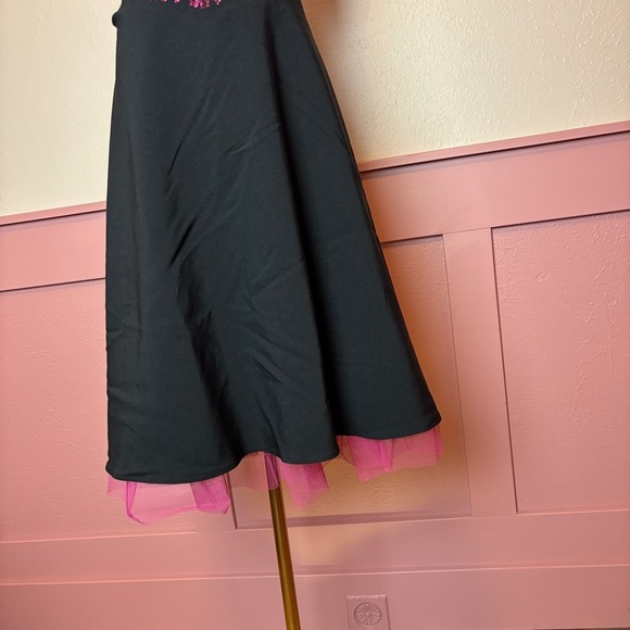 y2k grunge punk corset dress ruby rox NWT sz 6 black & pink radio rebel vibes - Picture 4 of 9